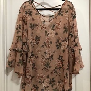Torrid Floral Blouse